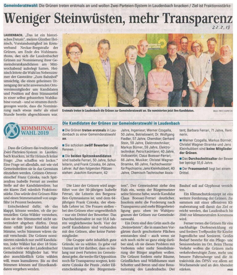 Weniger Steinwüsten, mehr Transparenz