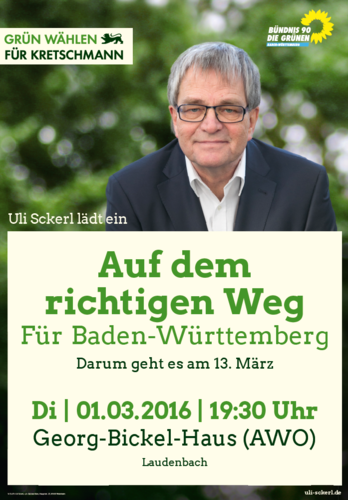Wahlkampfauftritt in Laudenbach